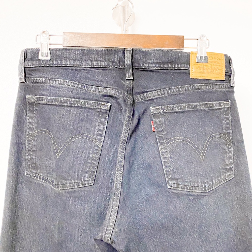 Levi's Wedgie High-Rise Skinny Fit Jeans Cotton Dark Wash Button Fly‎ Size 29 - Picture 5 of 11